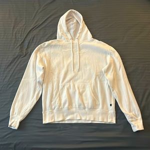 Men’s Small “RSQ” Plain white hoodie